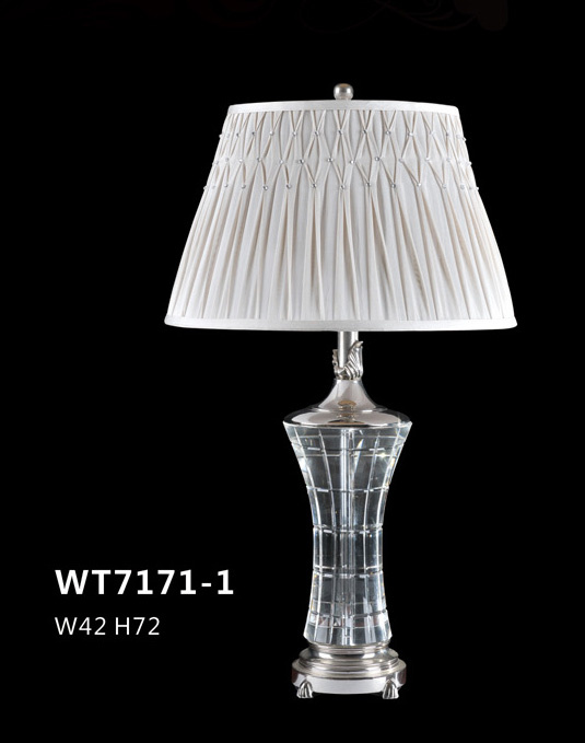 Bedroom Decor White Crystal Table Light (WT7171-1)