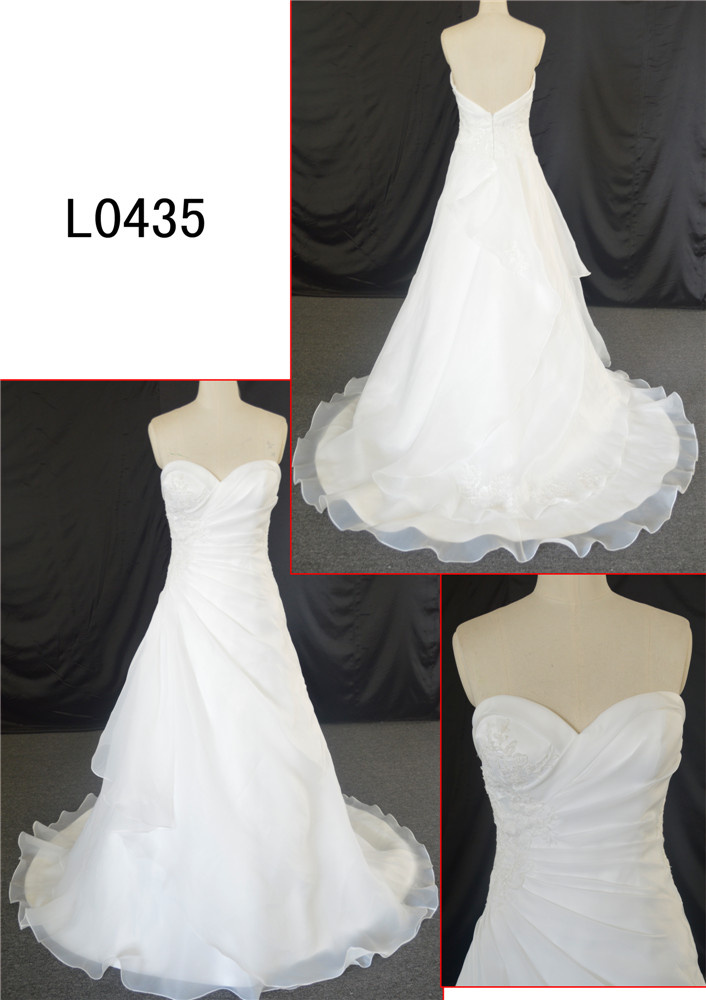 Sweetheart A-Line Wedding Dress Backless