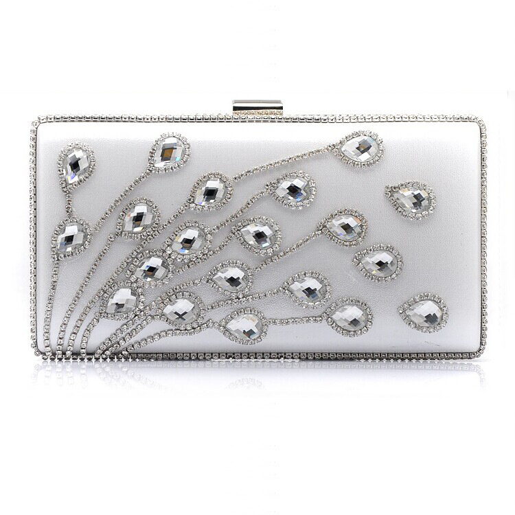 Quality Designer Lady Handbag Party Bag Elegant Box Clutch Bag
