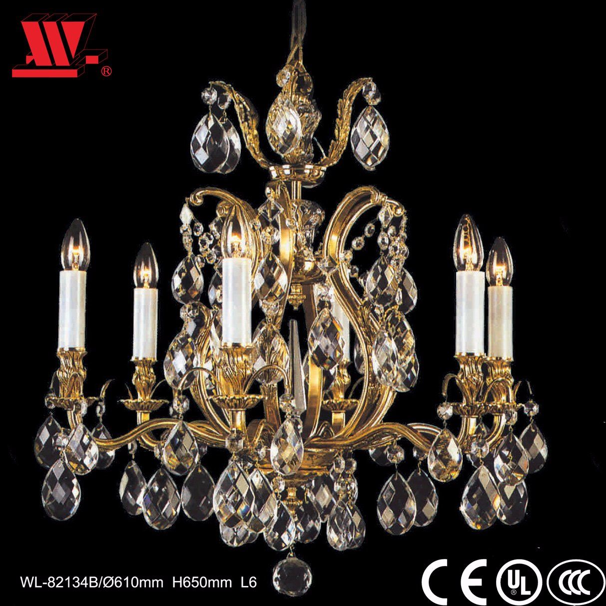 Traditional Crystal Chandelier Wl-82134b