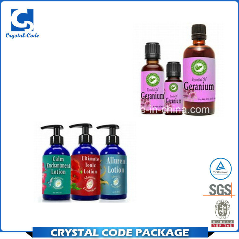 Customized Newly Organic Coconut Oil Private Sticker Label