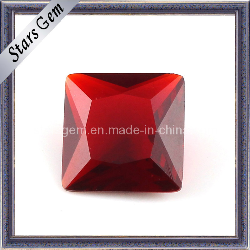 New Fashion China Red Square Shape Glass