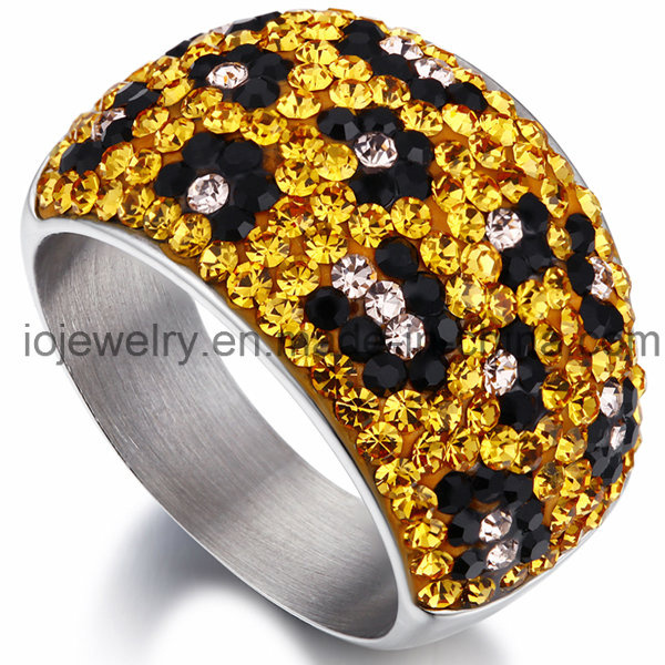 Newest Style Crystal Steel Engagement Ring