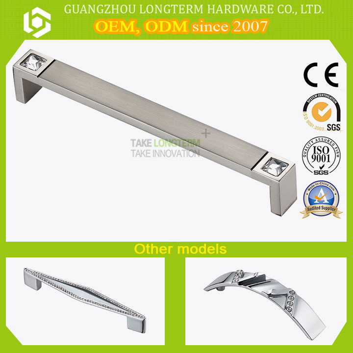 Furniture Hardware Kitchen Cabinet Drawer Crystal Handles