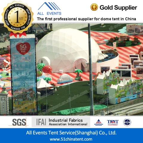 Geodesic Tent with PVC 850g/Sqm