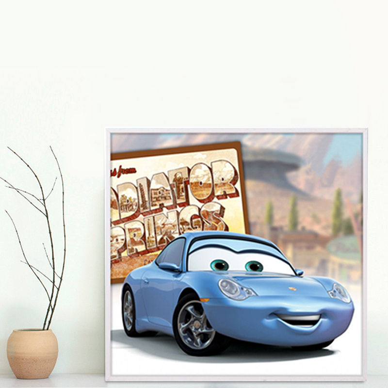Factory Direct Wholesale New Children DIY Crystal Modern Flower Wall Art Canvas Home Decoration FT-110
