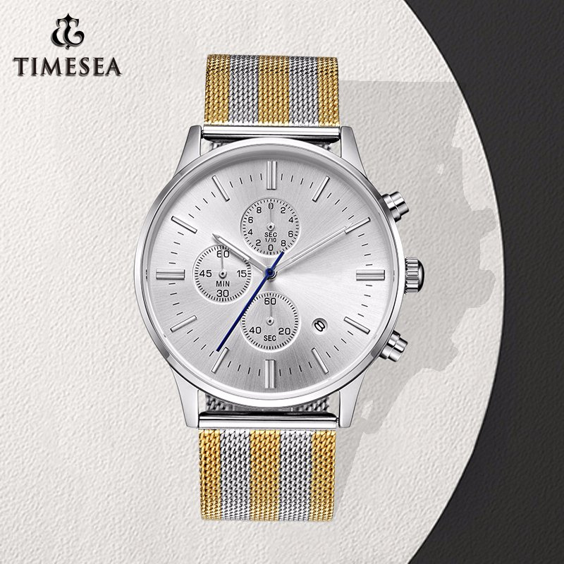 Fashion Unisex Analog Quartz Wrist Watch with Six Hands 72004