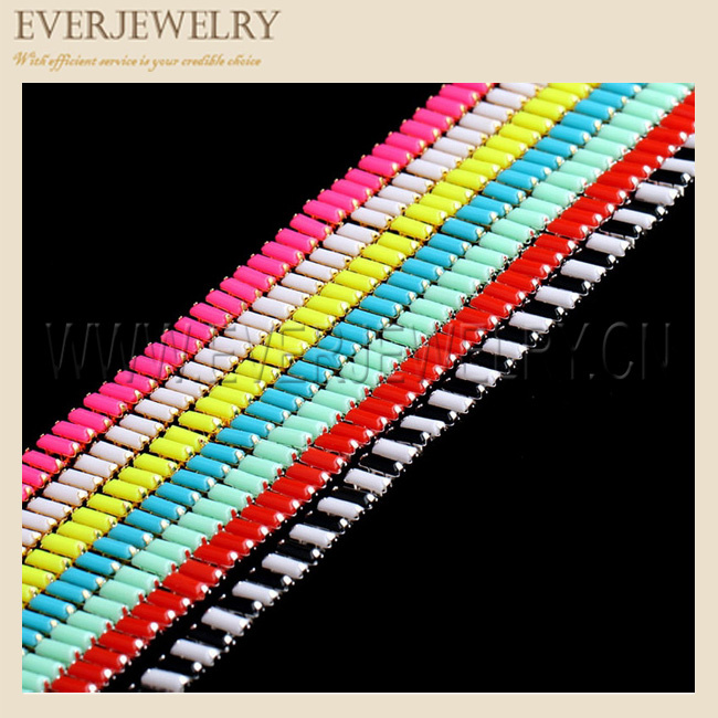 Rectangle Rhinestone Cup Chain