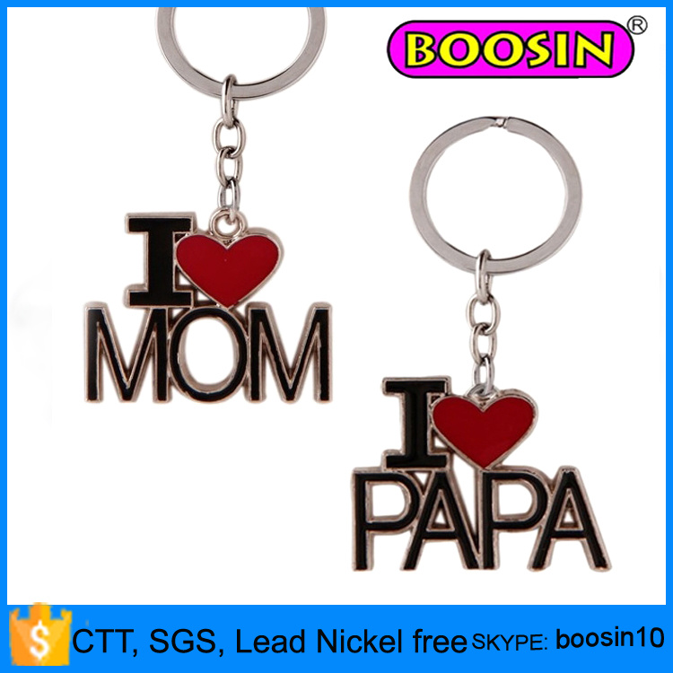 Fashion Hight Quality Metal Enamel Charm Keychain