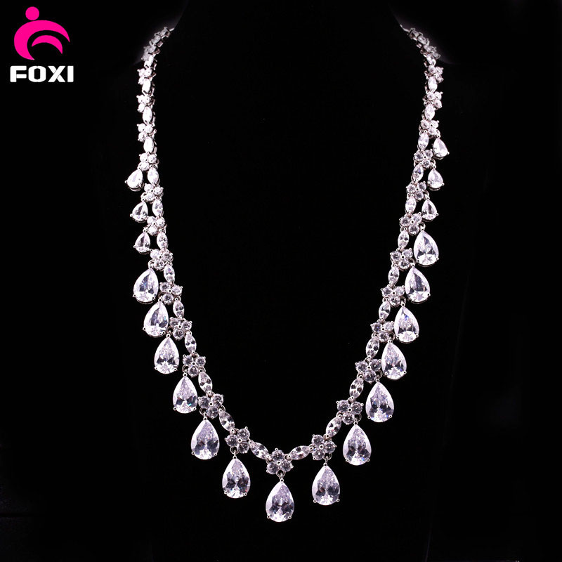 Elegant Fashion Zircon Fine Jewelry Necklace