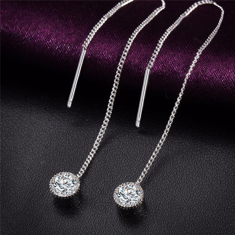 Fashion Crystal Water Drop Earrings for Women Wedding