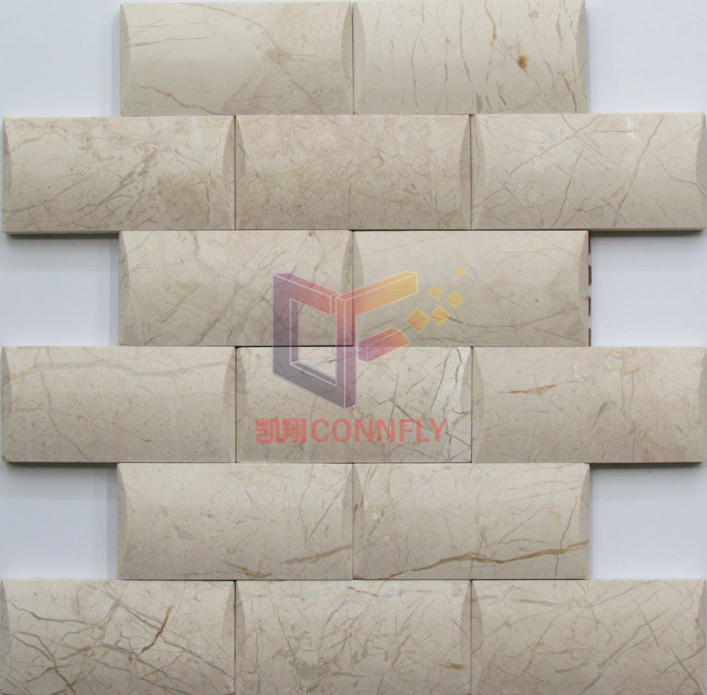 Bevel Edge Luxury Natural Marble Mosaic (CFS1055)
