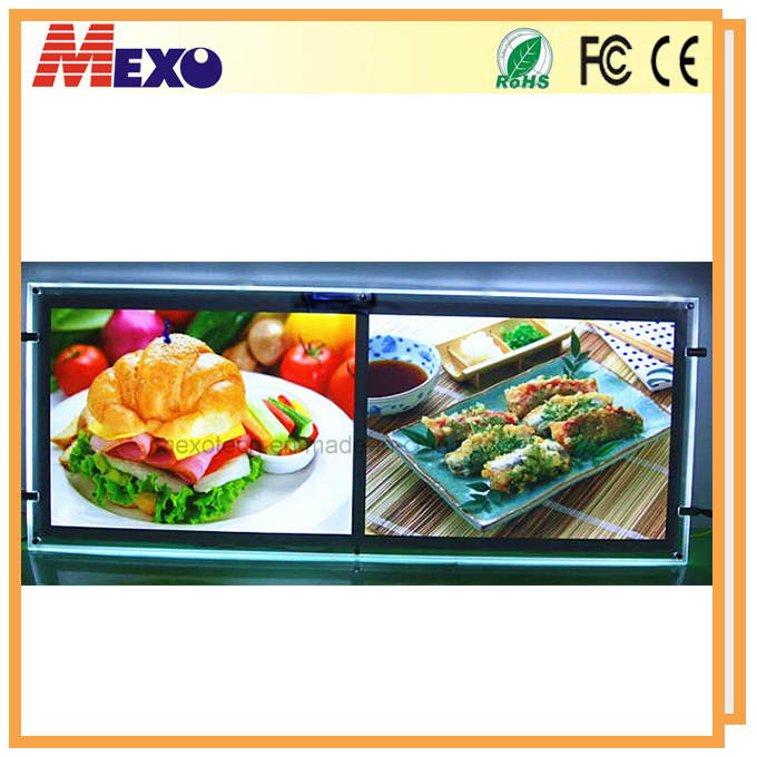 A4X2 Hanging LED Backlit Display Light Box (CSH01-A4Lx2)