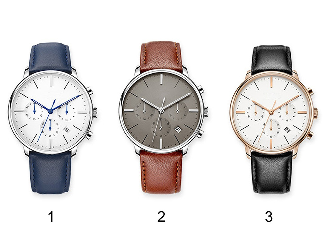 Fashion ODM/OEM Sapphire Crystal Glass Waterproof Casual Quartz Watch