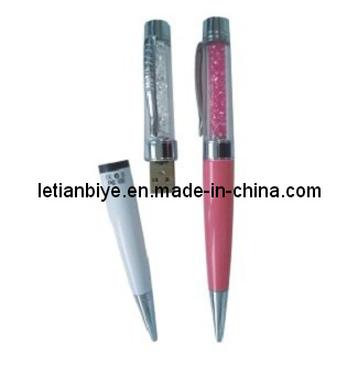 Utility Crystal Pen with USB Flash Disk (LT-Y027)