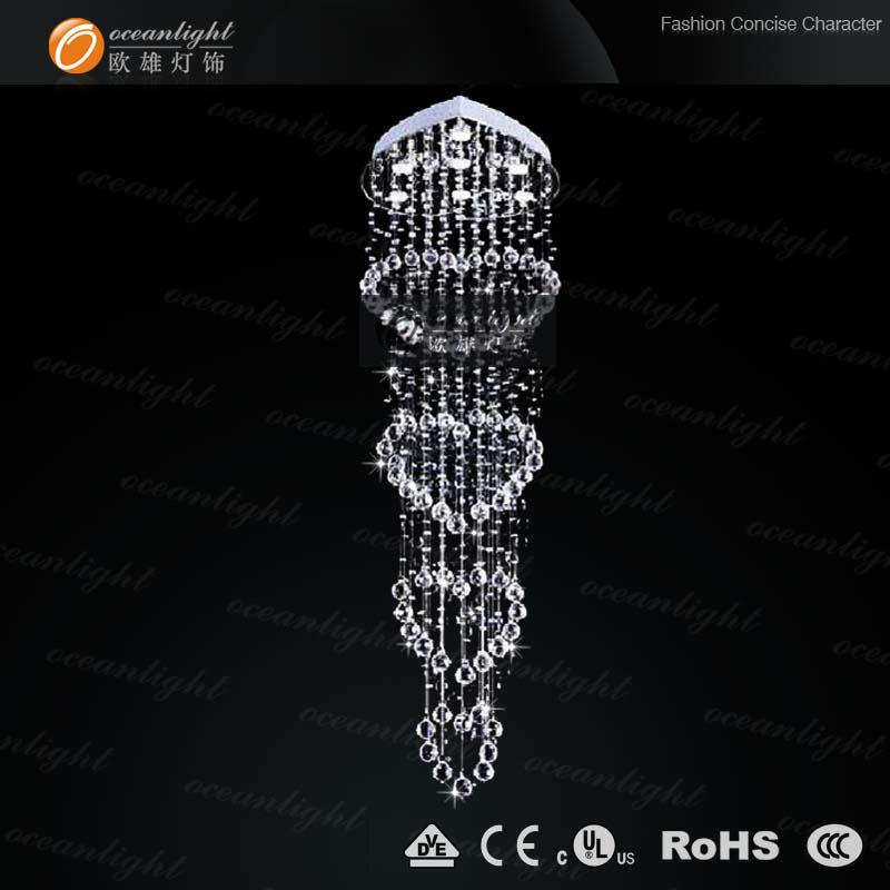 Modern Loving Heart Shape Crystal Hanging Lamp (OM9108)