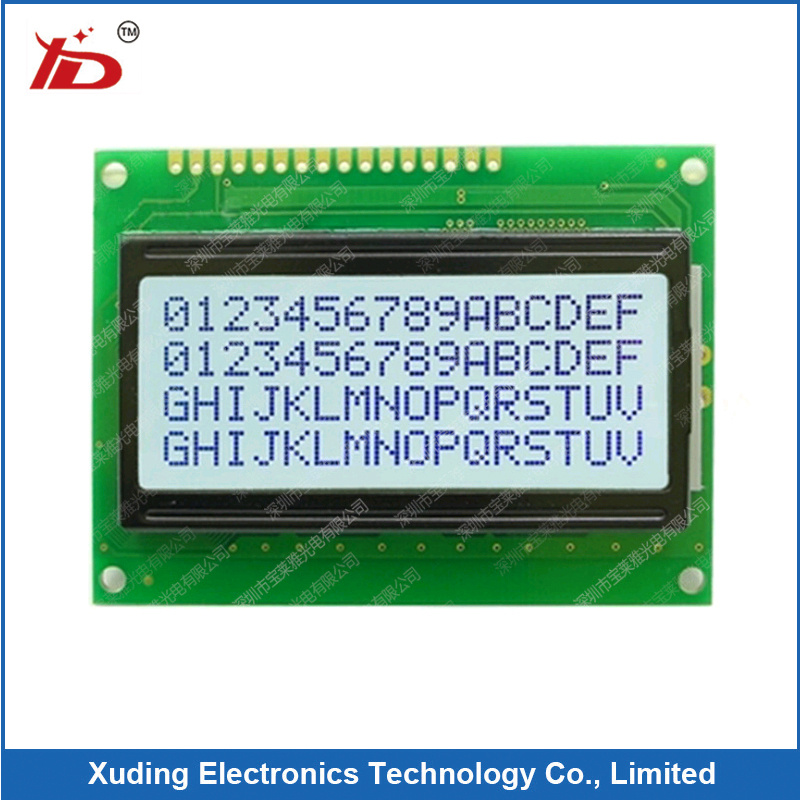 Wide Temperature Custom Made Positive White LCD Display Smartie
