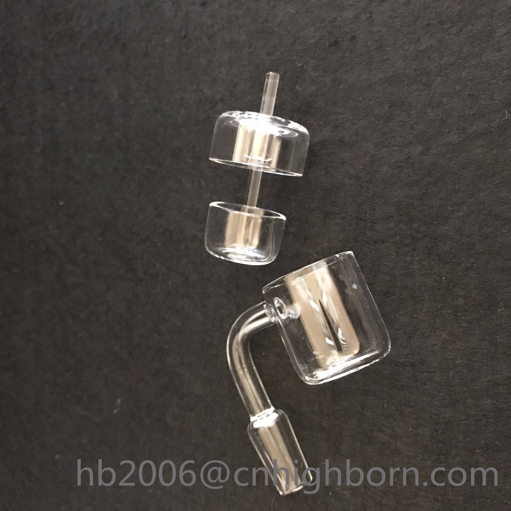 Baibo Thermal Cylinder Fused Crystal Quartz Banger