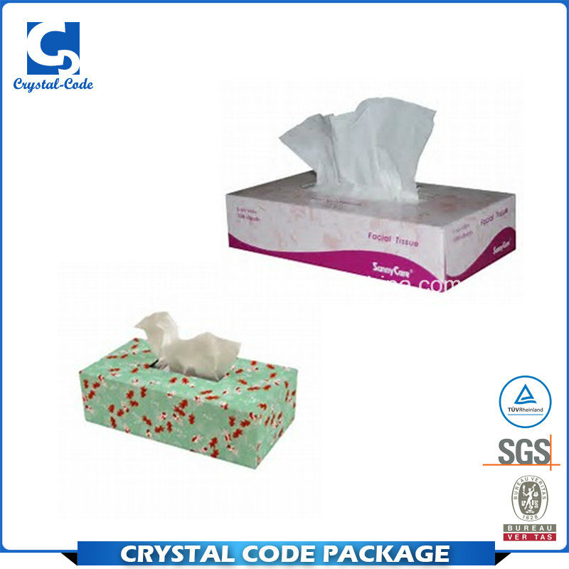 Full Colors New Tissue Paper Box Design