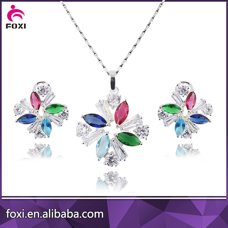 2018 China Wholesale Copper 18K Gold Plated African Jewelry Sets