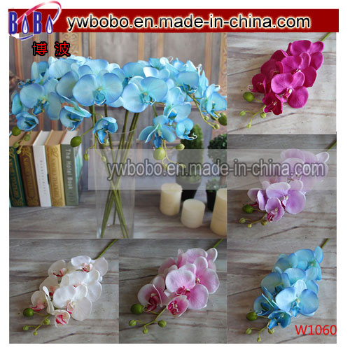 Artificial Butterfly Orchid Silk Flower Home Garden Wedding Decoration (W1060)
