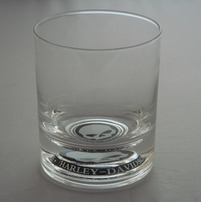 Hand Blown Glass with Decal