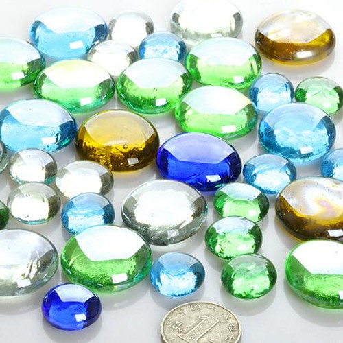 Crystal Stone Glass Beads Marble