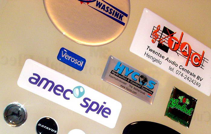 UV Resistant PU Epoxy Resin Dome Sticker