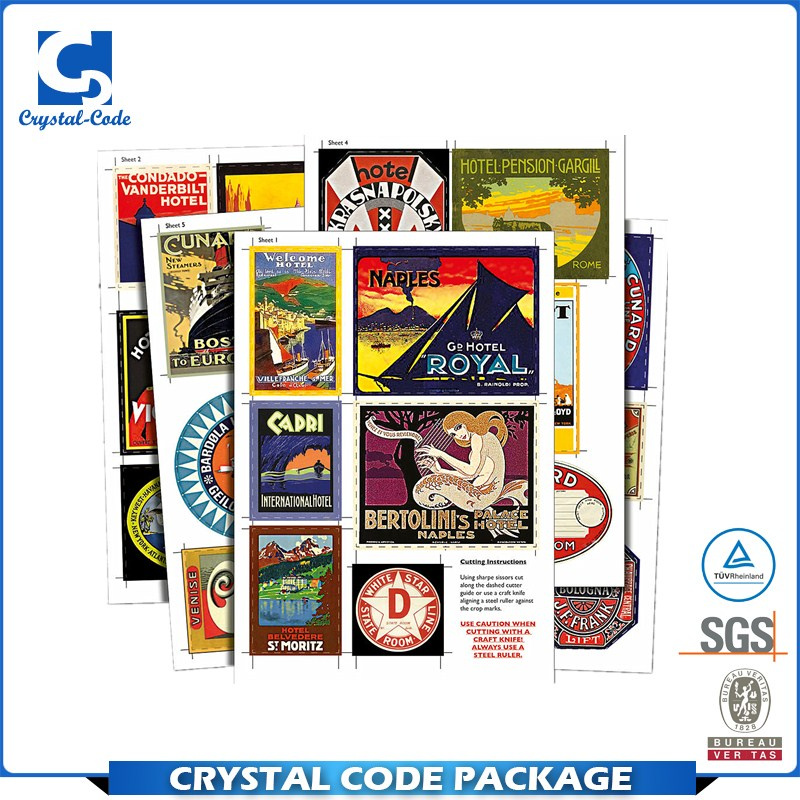 Hot Selling Wide Selection Suitcase Stickers Labels