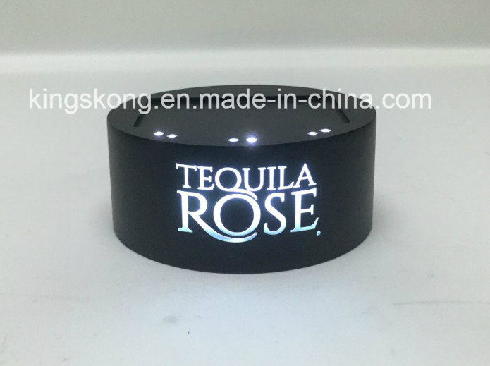 LED Acrylic Base Bottle Glorifier Holder for Wine