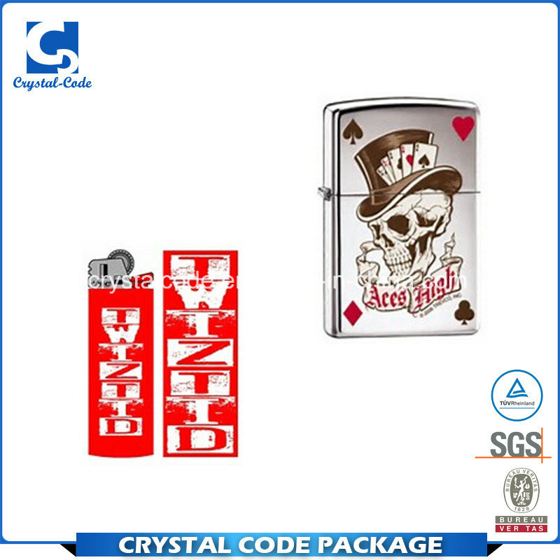 Personalized Low Price Custom Lighter Sticker Label