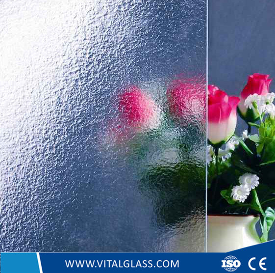 3-6mm Clear Kasumi Pattern Glass with CE&ISO9001