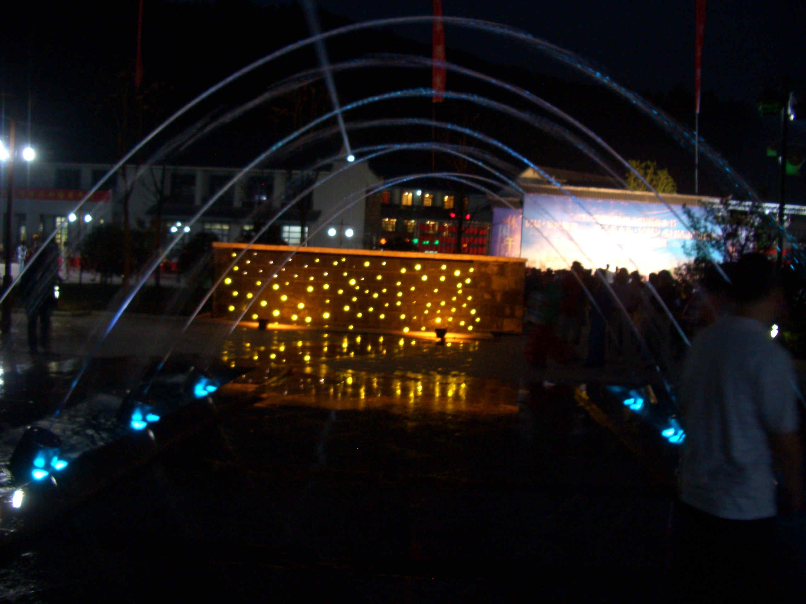 Arch Bridge Fountain for Square Landscape