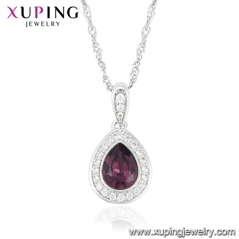 32823 Jewelry Pendant Parts Made with Crystals From Swarovski, Purple Single Big Stone Pendants