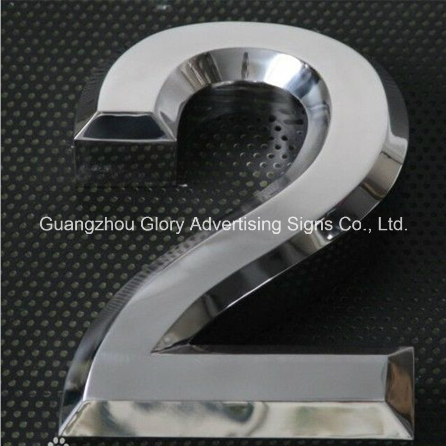3D Outdoor Large Decorative Metal LED Channel Letters