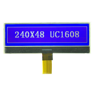 LCD Stn Yellow-Green 240*48 Graphic LCD Display Module Screen