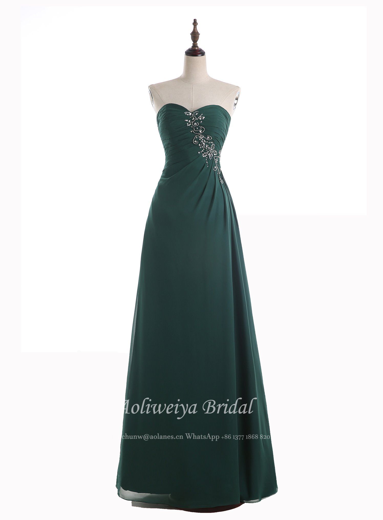 Aolanes Bridal Wedding Bridesmaid Evening Party Dress