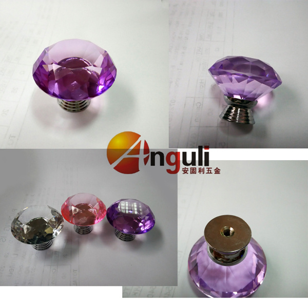 Cheap Blue Crystal Ball Knobs for Cabinet