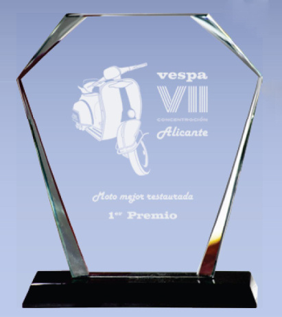 Factory Direct Custom Laser Engraving Crystal Glass Award Plaque