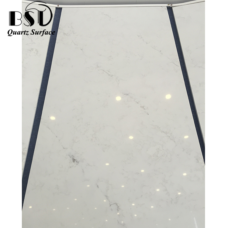 Carrara White Marble Quartz Slabs for Sale