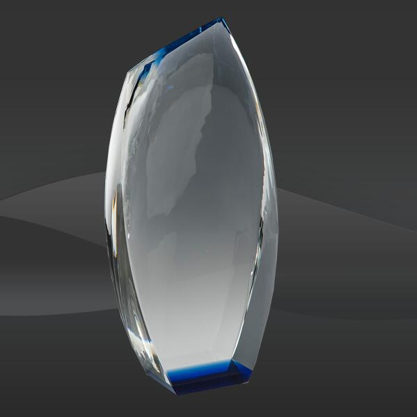 Radiant Blue/Red Burst Crystal Award (T-NGNM409BU, T-NGNM409RD)