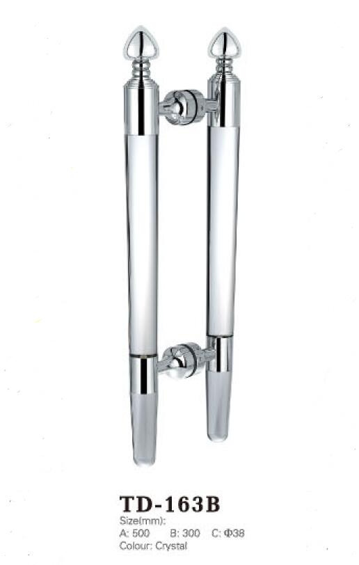 Crystal Glass Door Hanlde (DG-163B)