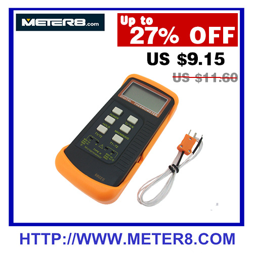 6802II Digital Handheld Thermocouple High Temperature Thermometer