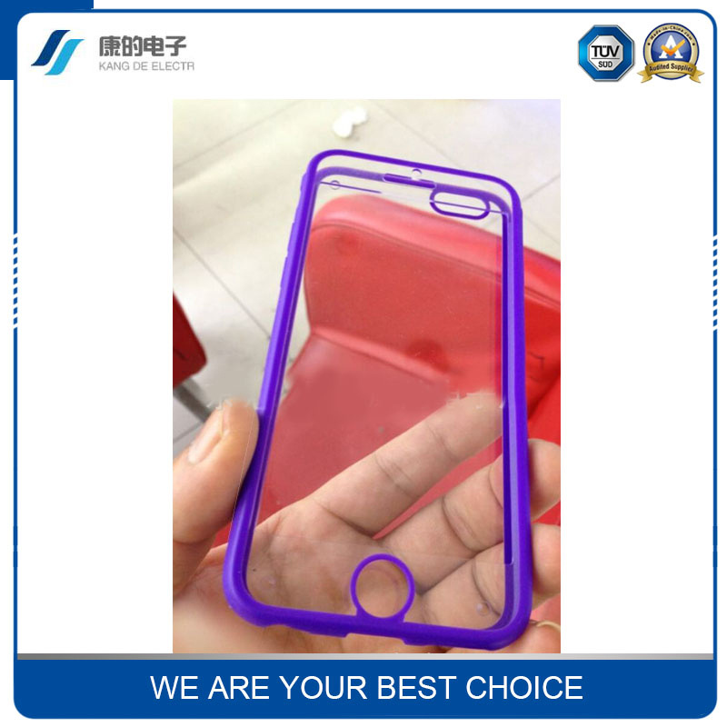 for iPhone 6 6s 7 Case, Hard Back Plastic PC+TPU Crystal Clear Hard Phone Case