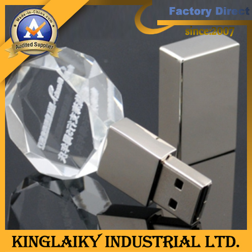 New Souvenir Crystal USB Pen Drive for Promotion (KUSB-002)