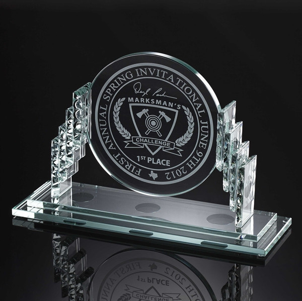 Jade Glass Corona Award (#30400)