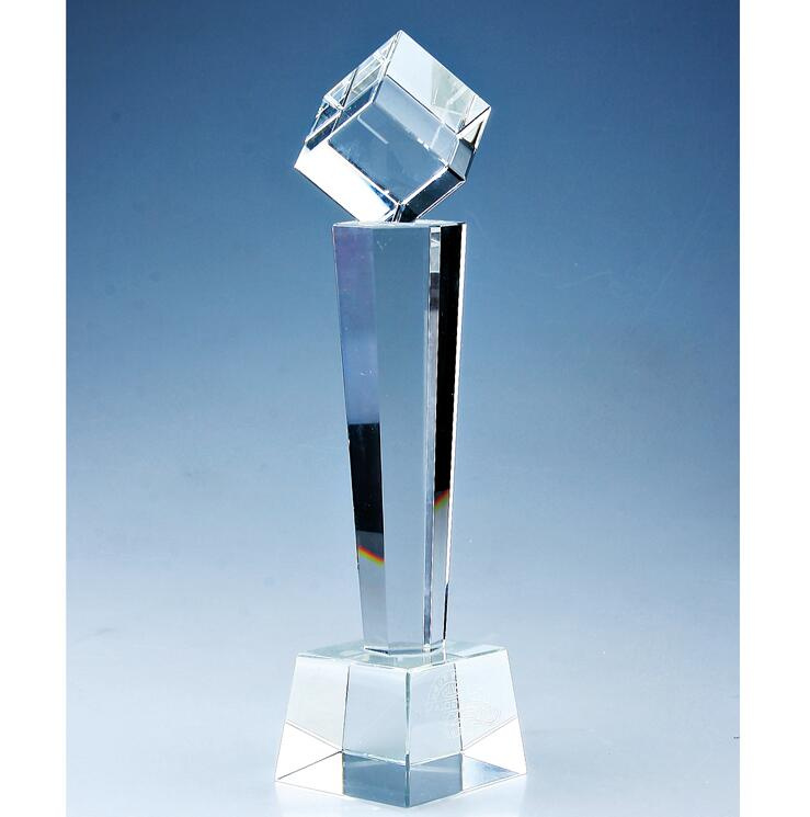 Optical K9 Top Crystak Trophy for Sports Rewards