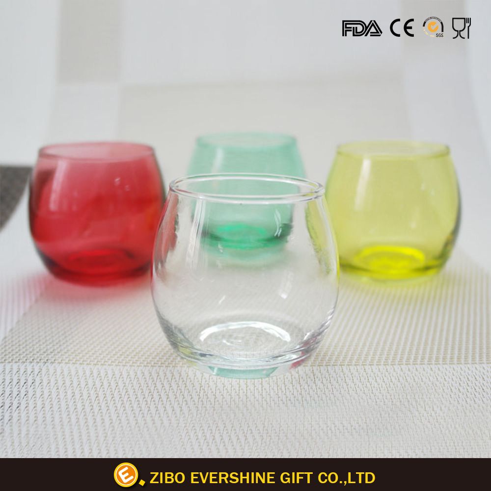 Light Color Egg Shaped Cup Water Drinking Glass Cup