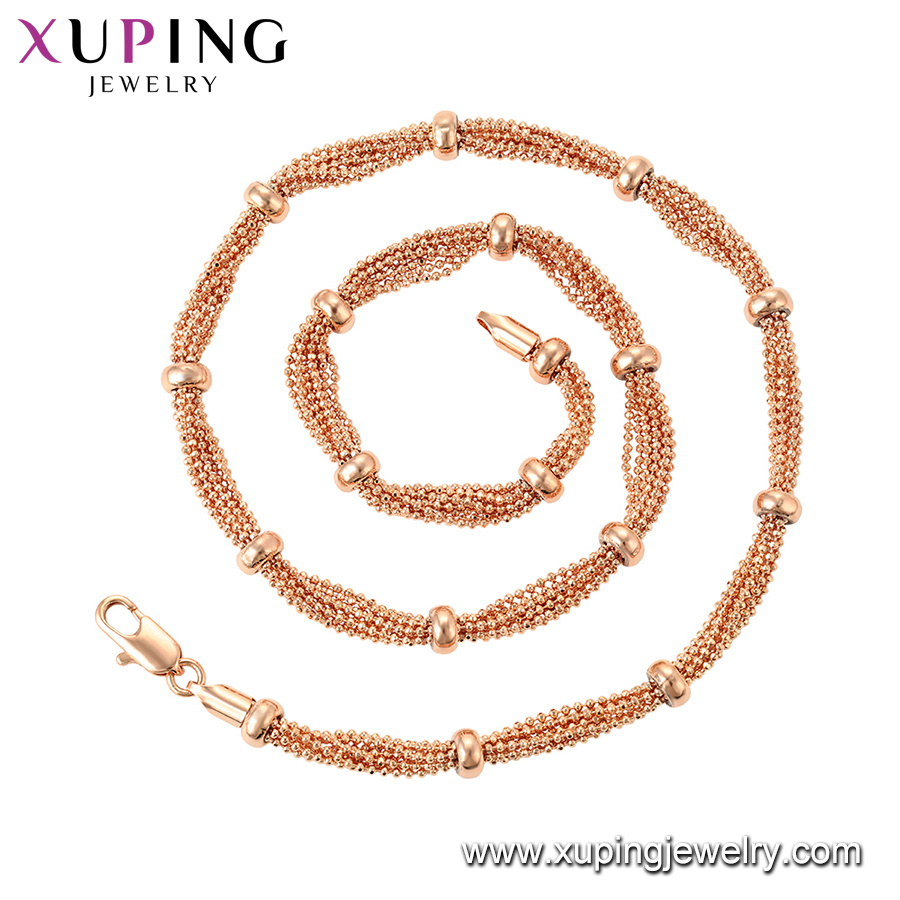 44777 Fashion Elegant Nice -Quality Women Gold Jewelry Alloy Necklace Chain with Diamond