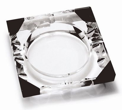 Home/Hotel Colar Printing K9 Crystal Glass Cigar Ashtray Jd-Ca-513